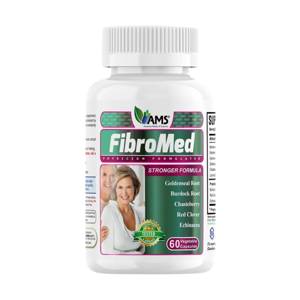 AMS FibroMed Συμπλήρωμα Διατροφής για Ινομυώματα 60 φυτικές κάψουλες